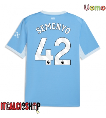 Manchester City Antoine Semenyo #42 Prima Maglia 2026-27 Manica Corta Manchester City Antoine Semenyo #42 Prima Maglia 2026-27 Manica Corta